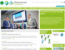 Tablet Screenshot of effizienzcluster.de